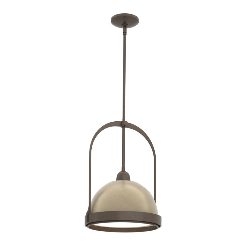 Atlas 1 - Light Single Dome Pendant, Soft Gold, Bronze