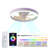 19.7 inches fan light RGB colour lights three colour temperature 6-speed adjustable wind power positive and negative rotation