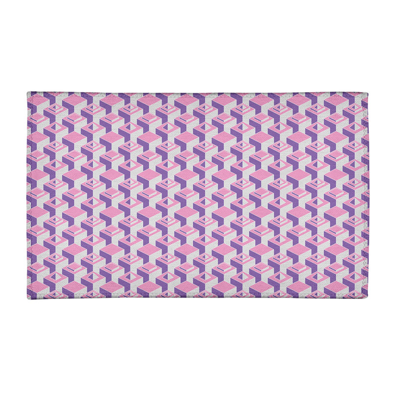 Chenille Geometric Indoor Rug, Rectangle 2' x 3'