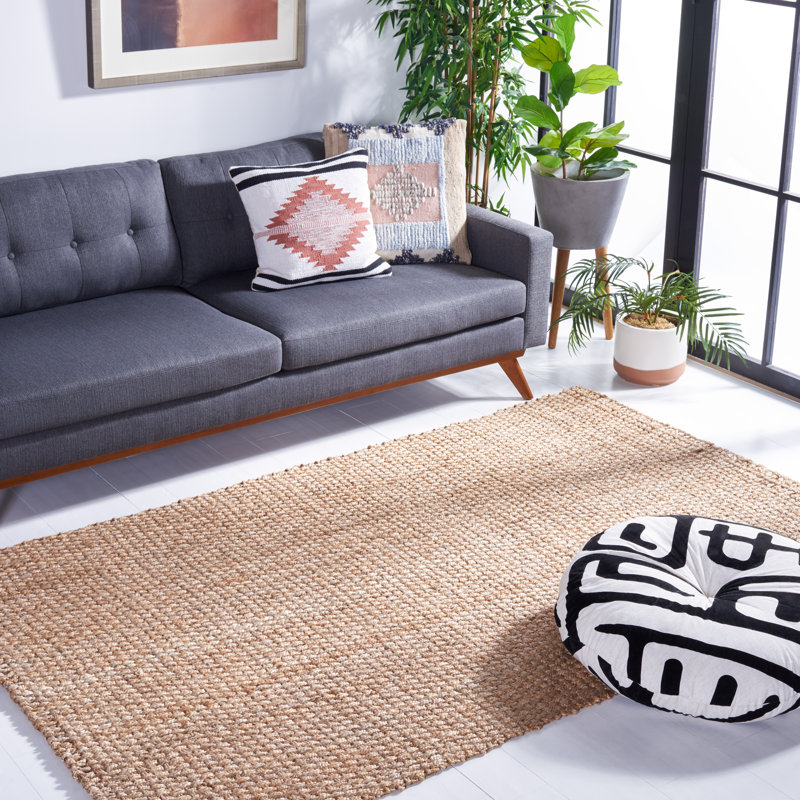 Tapis en jute tissé à la main Galbraith, Rectangle 4 pi x 6 pi