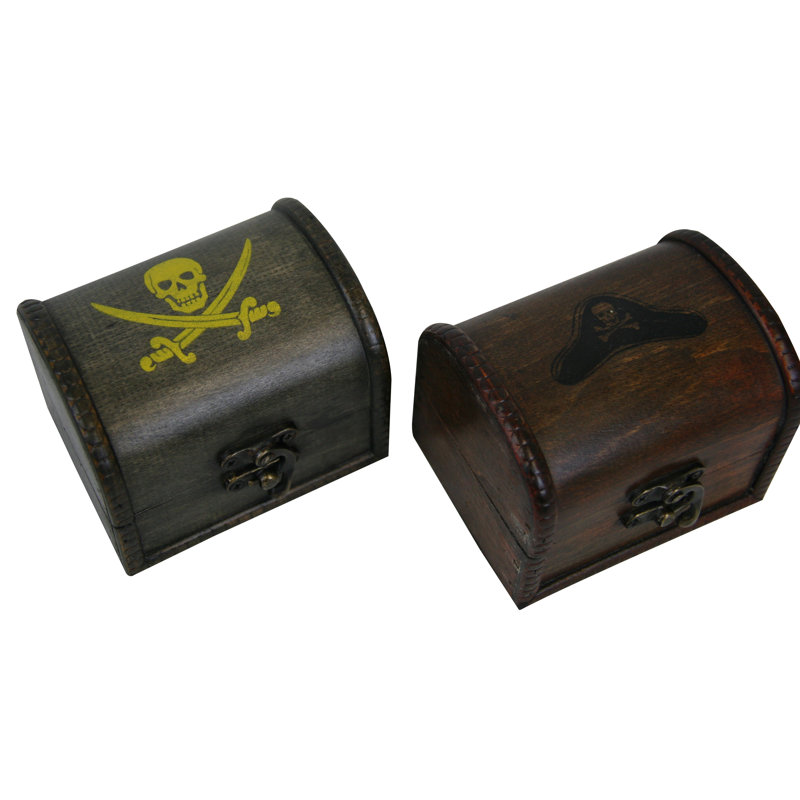 Ensemble de boîtes décoratives en motif pirate 6 pièces Dearborn