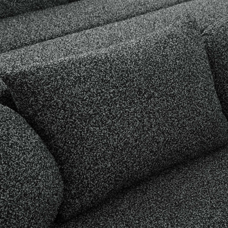 Canapé modulaire Boneless Couch, Noir