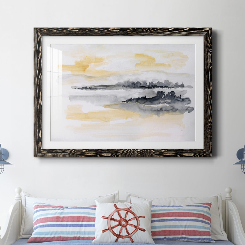 Whispering Wind II - Impression de cadre photo sur papier, Papier noir, H 37,5 po x l 27,5 po x P 1,5 po