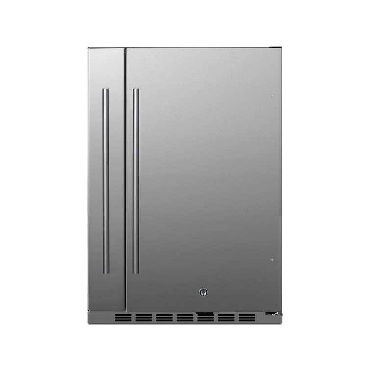 Summit Appliance 15 in. 2.3 cu. ft. Mini Fridge with Glass Door in