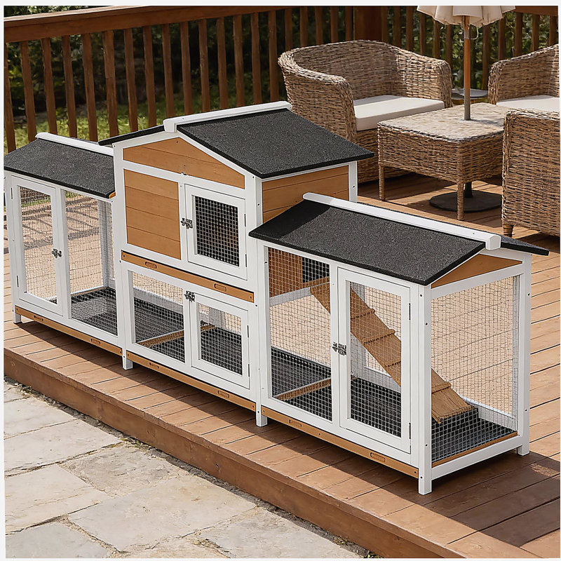 Cage pour petit animal, cage pour animal de compagnie, clapier en bois pour lapin