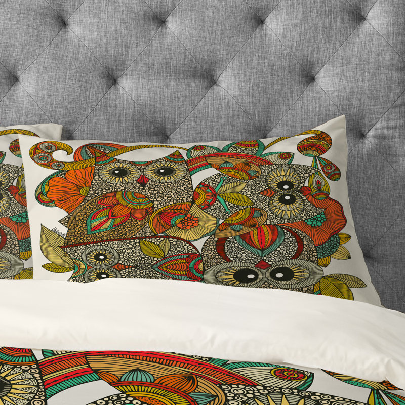 4 Owls Pillowcase, King