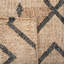 Tapis géométrique en jute tissé à la main Hawes-1467683526