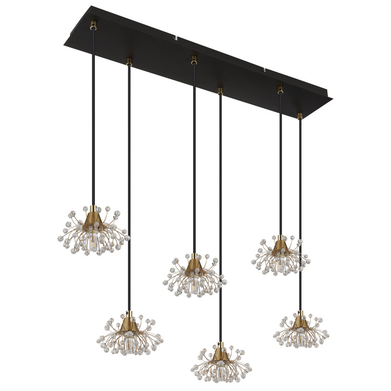 Tatums 6 - Light Matte Black Pendant