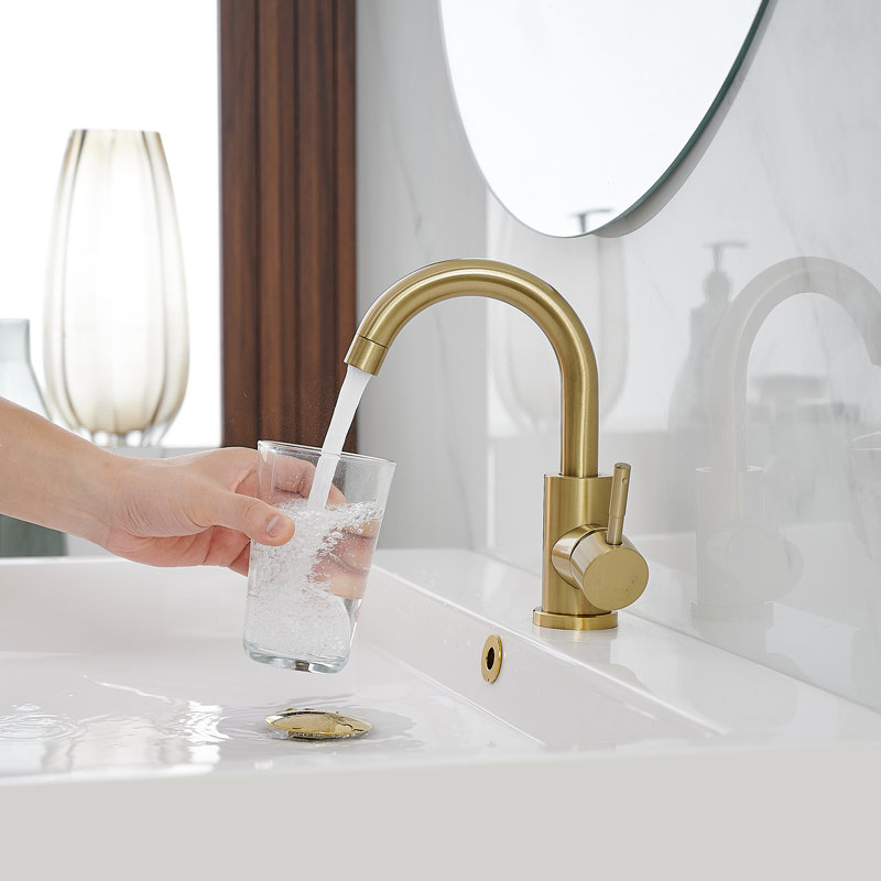 Robinet de lavabo vasque à poignée simple