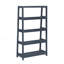 Bibliothèque moderne moderne à 4 tablettes, présentoir en bois durable-129855040
