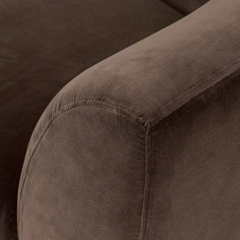 Sabine Sofa, Surrey Cocoa 76.8% Cotton/23.2% Polyester