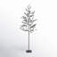 Pin électrique glacé 7 pi avec lumières DEL blanc chaud