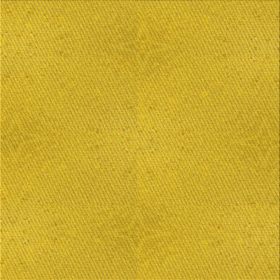 Tapis jaune en laine