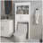 Bisbee 2-Door Over-the-Toilet Bathroom Storage Cabinet Shelf, White