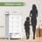 Lasharon 5-Drawer Tall Dresser, 27" W Modern Chest of Drawers for Bedroom, Narrow Storage Organizer with Deep Drawers for Hallway & Entryway-1382696658