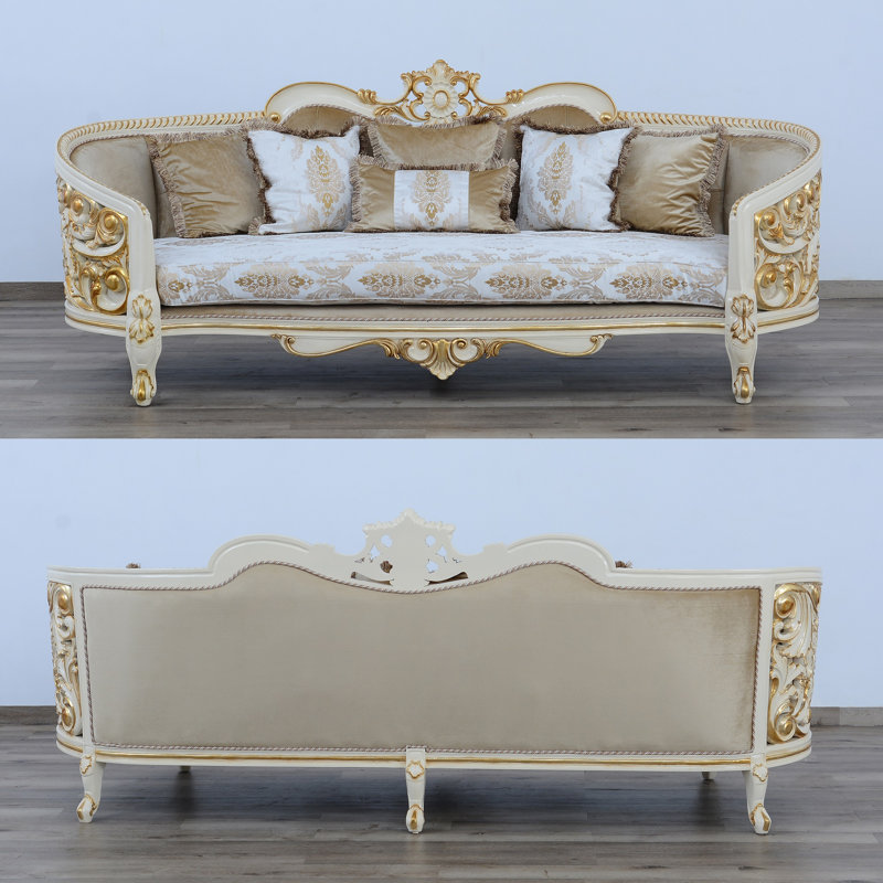 Sofa, 44" H x 104" W x 35" D