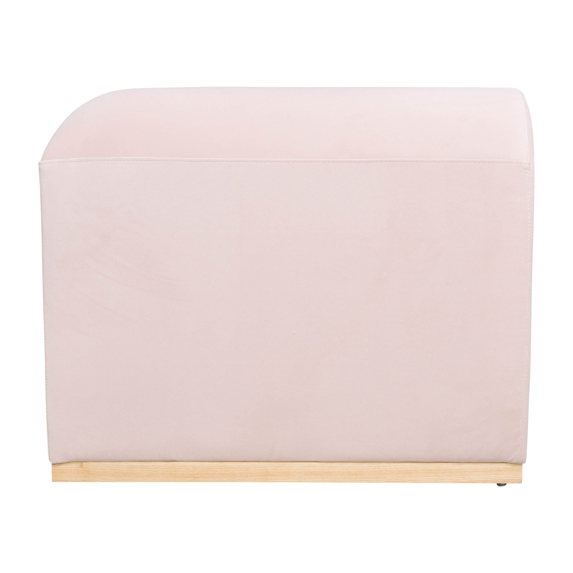 Sagebrook Home Cosentino Modern Upholstered Sofa - 97" x 35" x 29", Blush, Pink