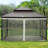 Outsunny Universal Replacement Mesh Sidewall Netting For Patio Gazebos And Canopy Tents With Zippers, (Sidewall Only)-113827044-113827043