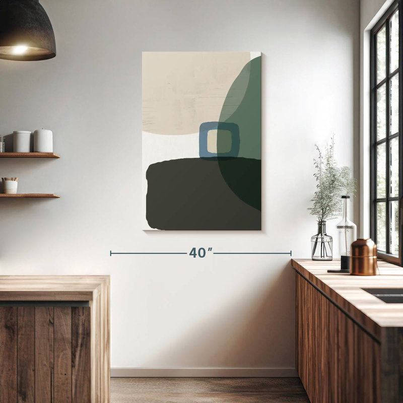 Avery Mid-Century abstrait I, H 39 po x l 26 po
