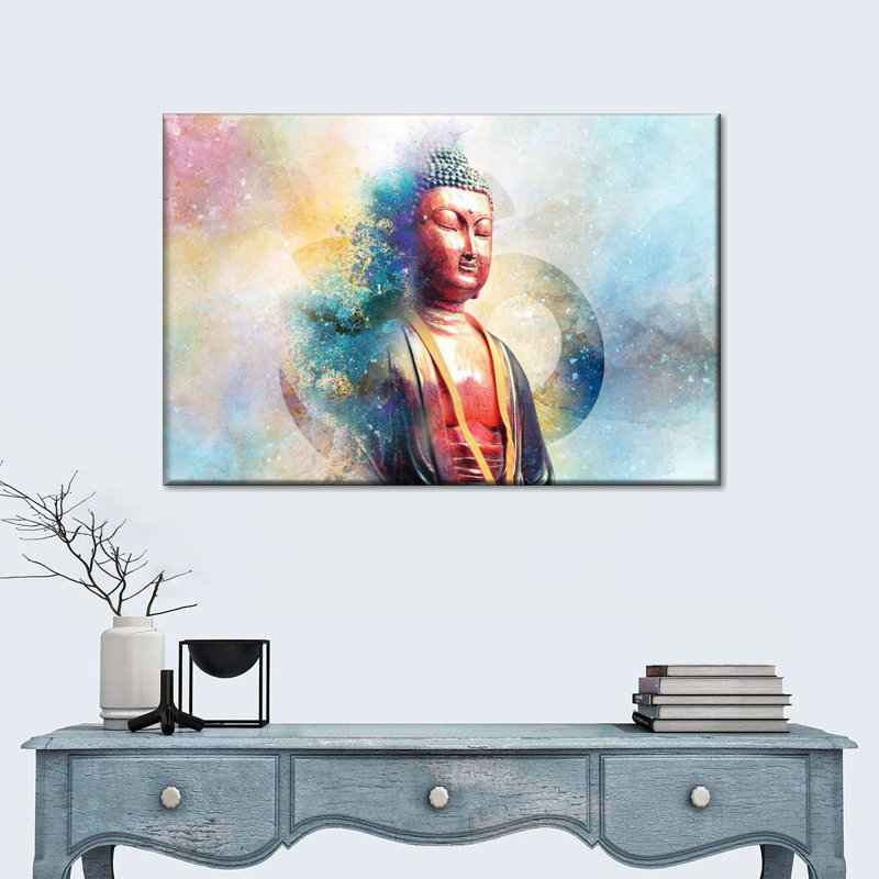 Impression sur toile Kemble Om, H 16 po x l 24 po x P 1,25 po