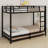 Metal Bunk Bed With Trundle-1481076146
