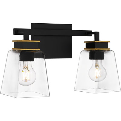 Adakras 4-Light Matte Black Bath Light