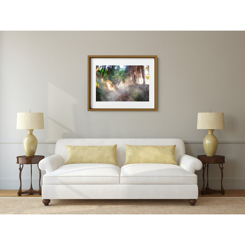 Into The Mystic Print by Joseph Regan, Walnut, 22" H x 26" W x 0.75" D