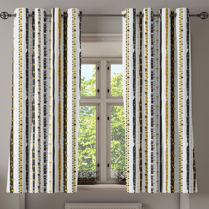 Sateen Blackout Curtains / Drapes Pair, 50" W x 63" L