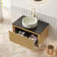 Meuble-lavabo de salle de bain 30 po avec lavabo, meuble-lavabo mural Kola