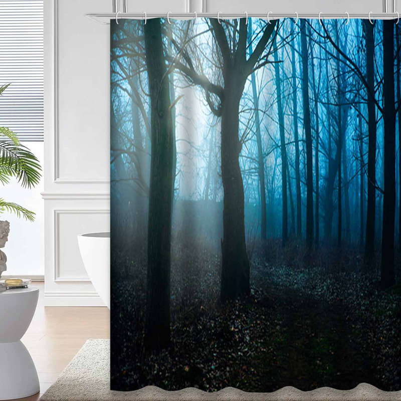 Rideau de douche Christmas Merry Backdrop, L 72 po x l 84 po