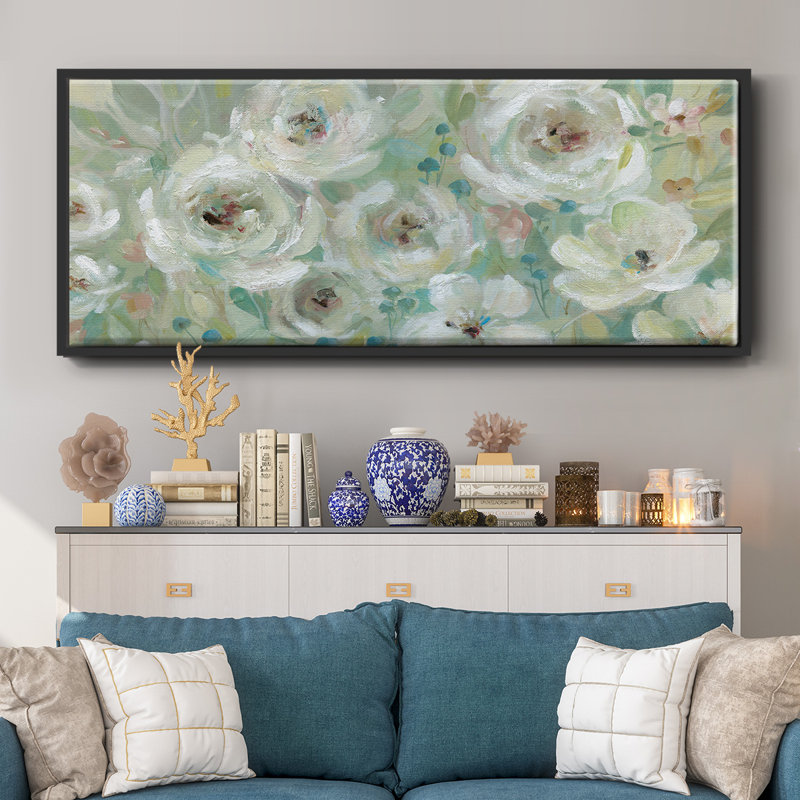 Pastel Symphony - toile encadrée, H 8 po x l 20 po