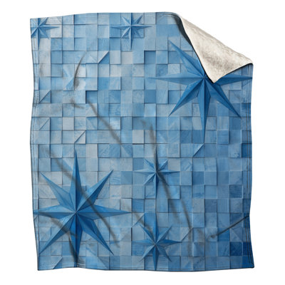 Couvertures en mosaïque Blue Star