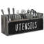 Porte-couverts en bois 3 compartiments