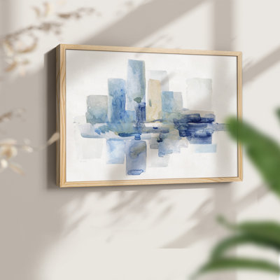 Soft Skyline I -Framed Print - Restickable