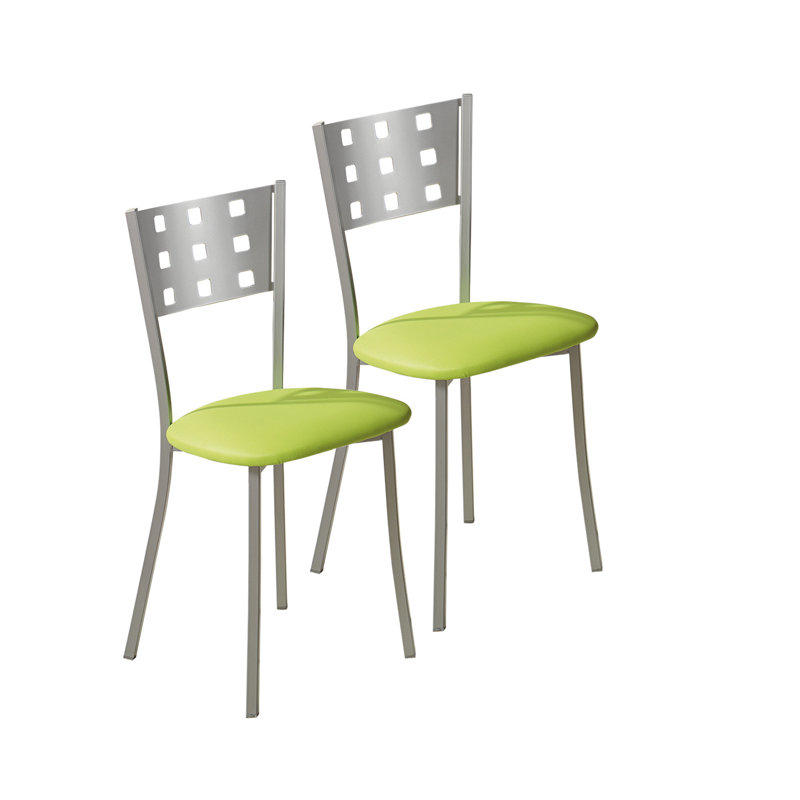 Eul Upholstered Dining Chair, Green