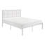 Eastern Platm Bedmetal Frame Finish Faux Cane Headboard