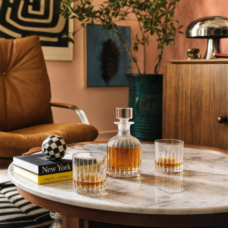 Crystal Whiskey Glass Set