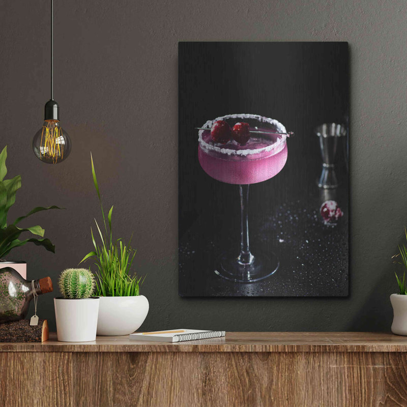 «Purple Rain» par Luxe Metal Portfolio, H 16 po x l 12 po