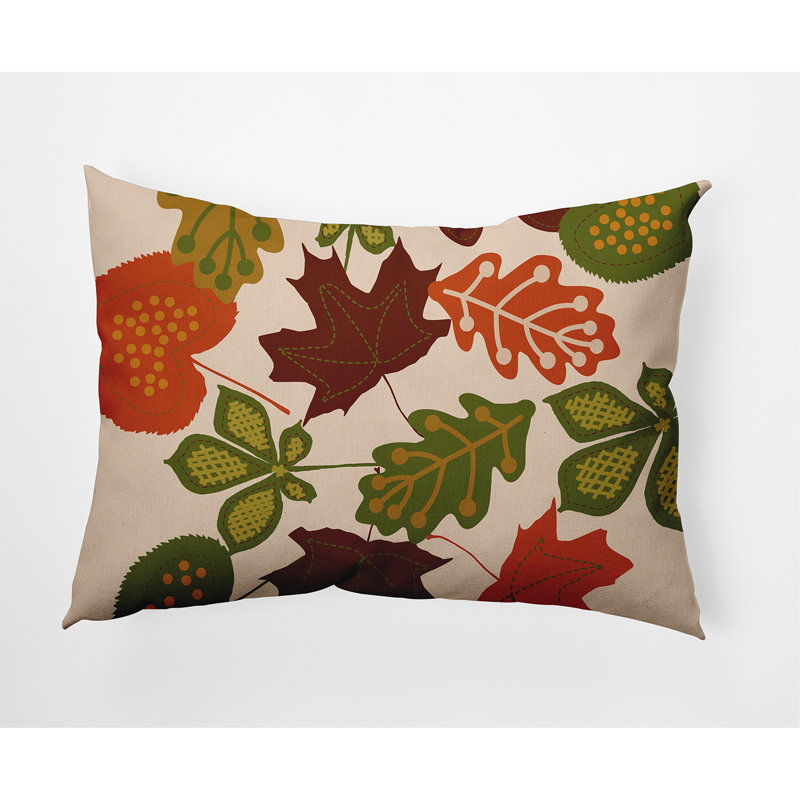 Coussin décoratif Fall Leaves, Chêne