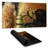 Park bench on a fall day - 15.75"x31.50" Desk mat