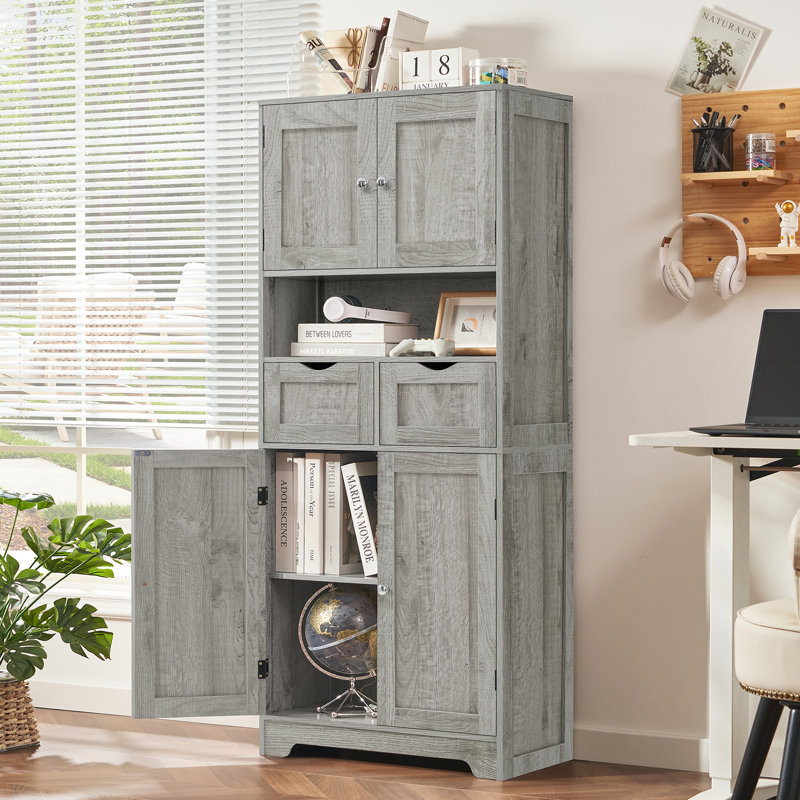Rangement pour salle de bain Maydelle, Gris
