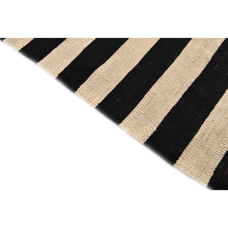 Tapis noir et blanc Jessen