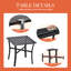 Ensemble de table bistro Ensemble de bistro Ensemble de bistro 3 pièces Petite table de patio et chaises