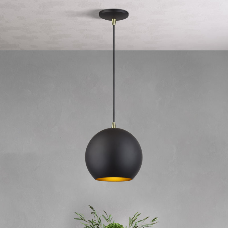 Luminaire suspendu sphère Cavill, Bronze