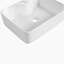 Ceramic Rectangular Above Counter White Bathroom Sink Art Basin