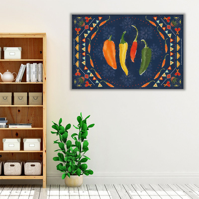 Tex Mex Fiesta I - reproduction d'art sur toile, H 20 po x l 30 po