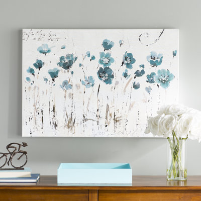 « Abstract Balance Blue », reproduction d'art sur toile tendue