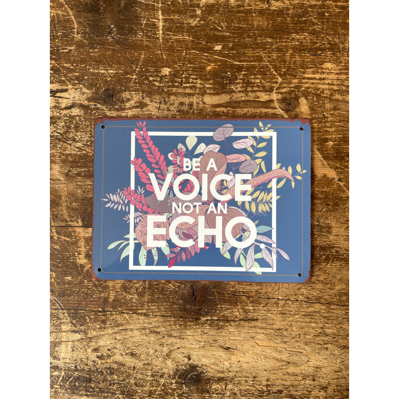4309 Handmade Wall Decor on Metal, 15cm H x 20cm W