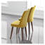Ensemble de 2 chaises de salle à manger en velours Katie