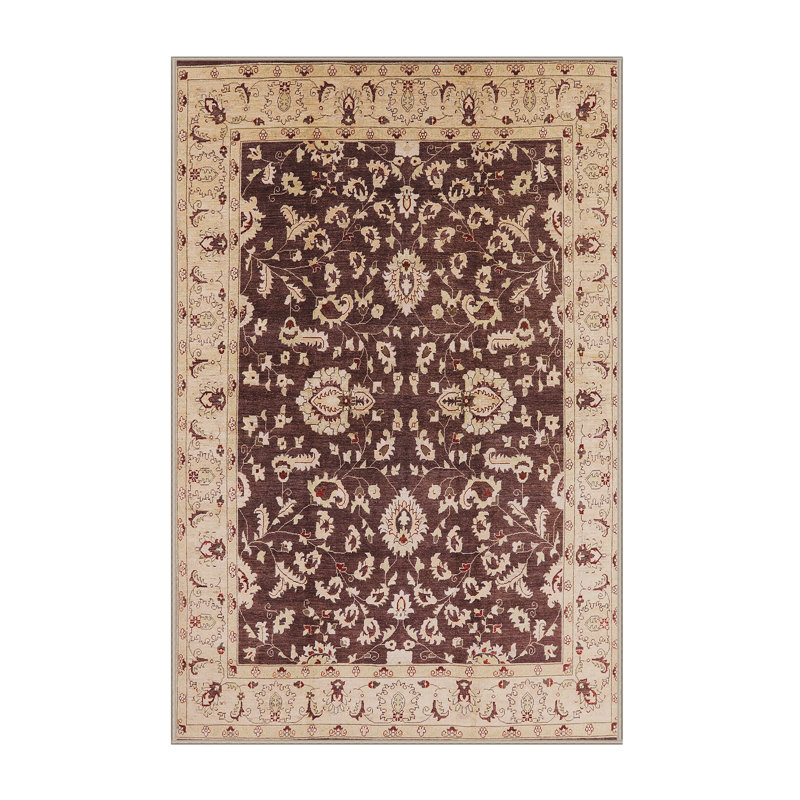Tapis oriental beige / brun Ventana, Rectangle 7 pi x 10 pi